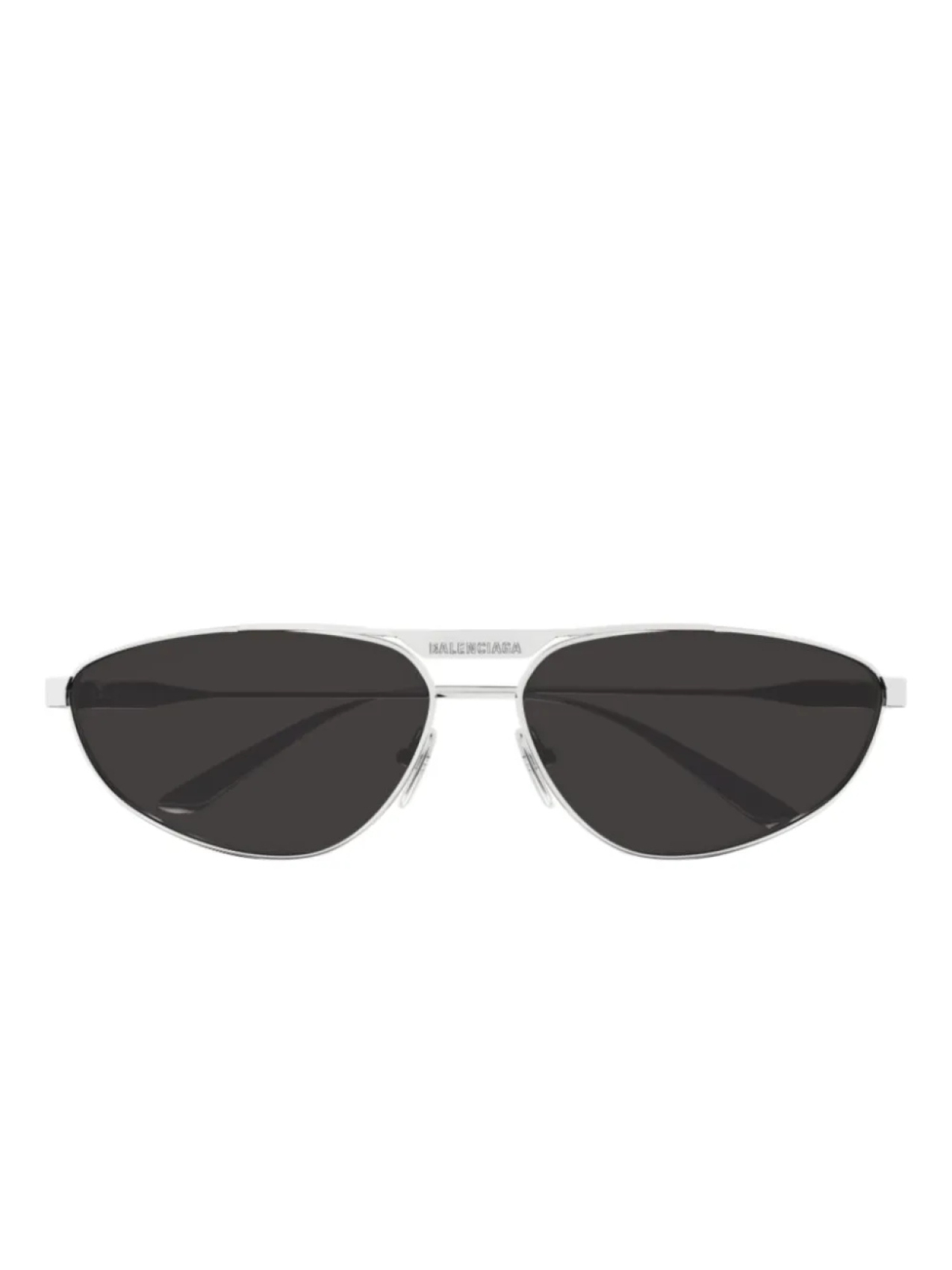 

Солнцезащитные очки «кошачий глаз» Balenciaga Eyewear, серебряный
