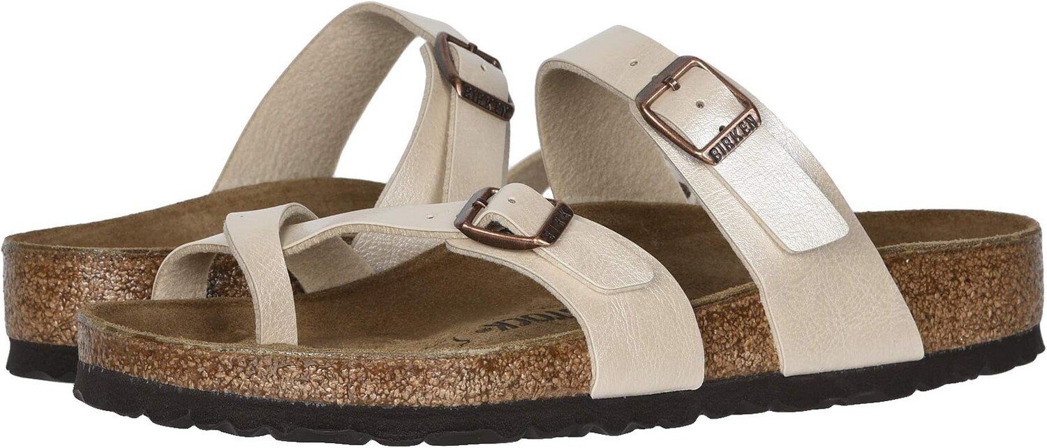 

Сандалии на плоской подошве Mayari Birko-Flor - Graceful Birkenstock, цвет Antique Lace Birko-Flor