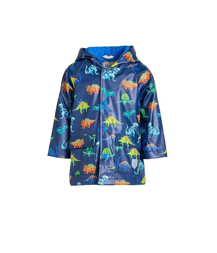 Дождевик с динозаврами Snap Rain Coat Hatley Kids, Limoges