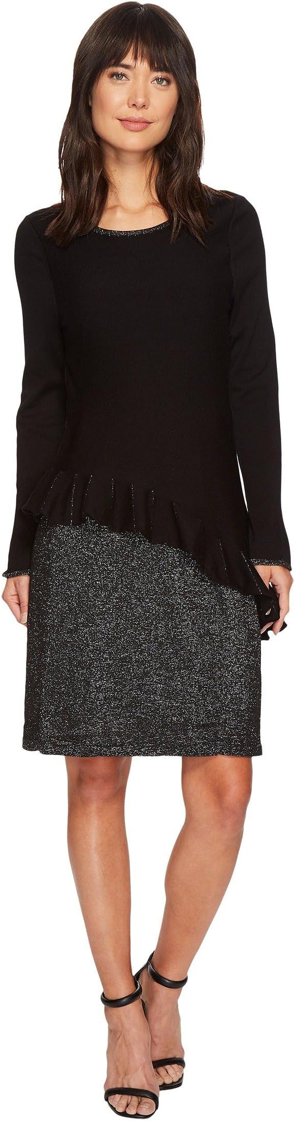 

Платье NIC+ZOE Ruffled Up Dress, цвет Black Onyx