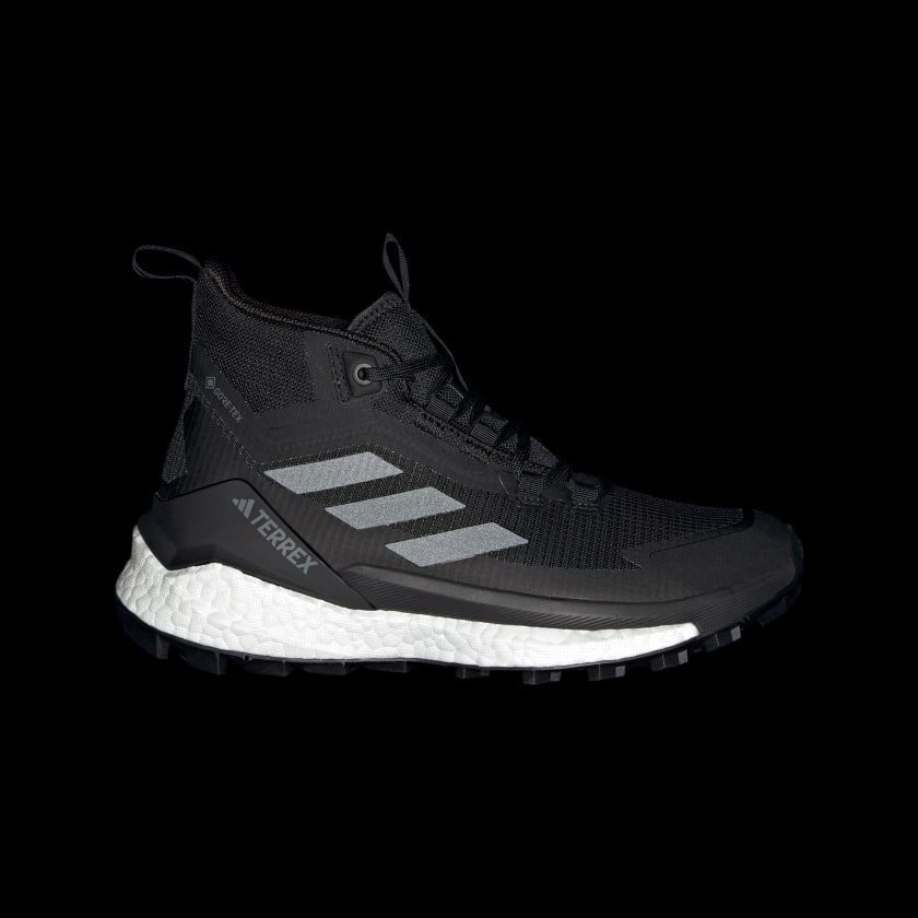 Женские походные кроссовки Adidas Terrex Free Hiker 2.0 Gore-Tex, черно-белый — фото 2