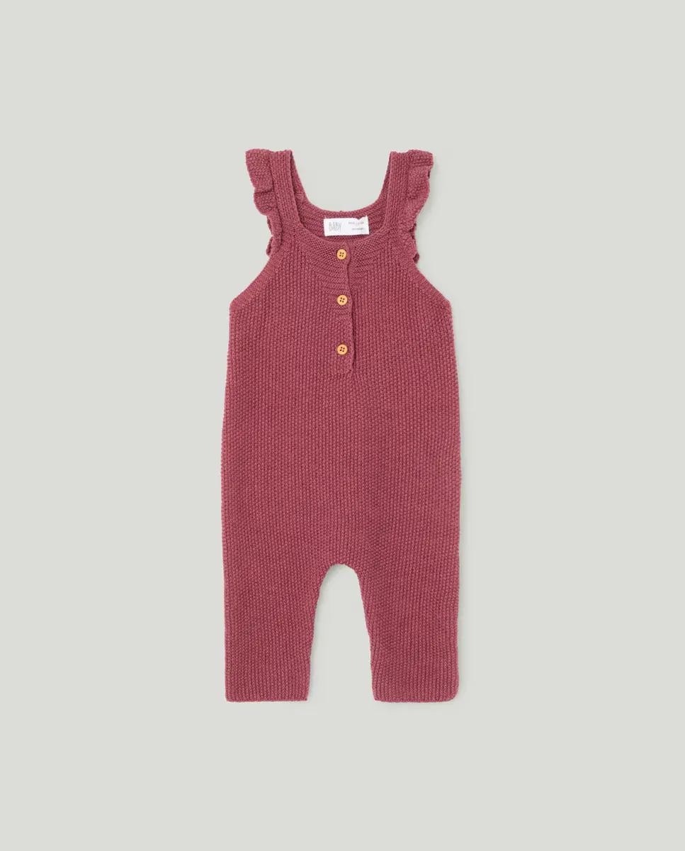 

Длинный детский комбинезон Baby El Corte Inglés, темно-розовый