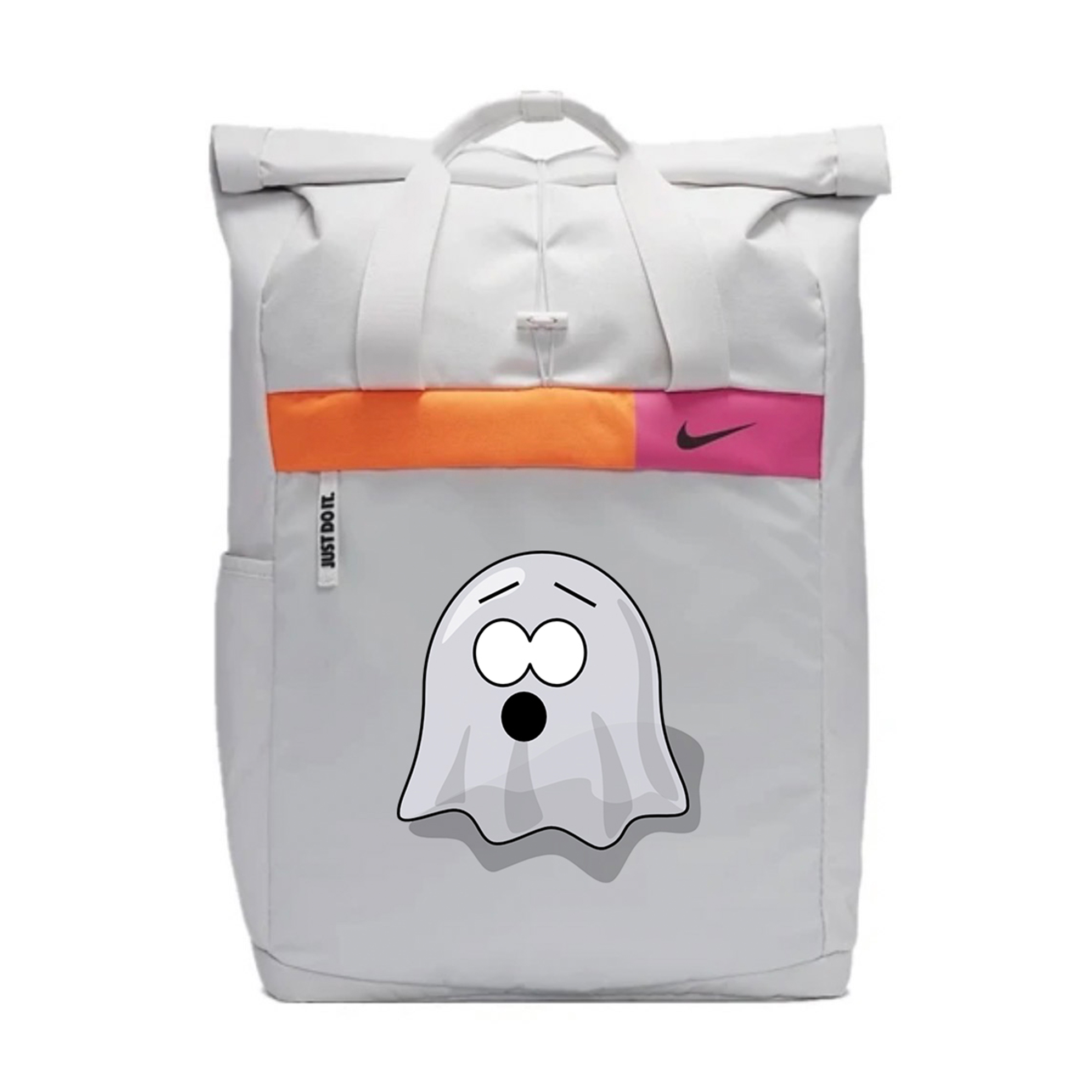 

Nike Тканевый рюкзак маленький динозавр унисекс светло-серебристый серый, Little Ghost