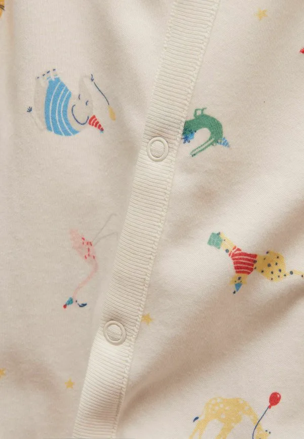 Комбинезон для сна razamataz стандартного кроя Joules, Cream Animals — фото 4