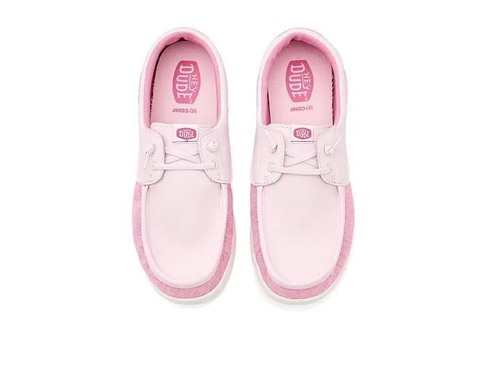 Кроссовки Wells Classic Hey Dude Kids, Pink — фото 3