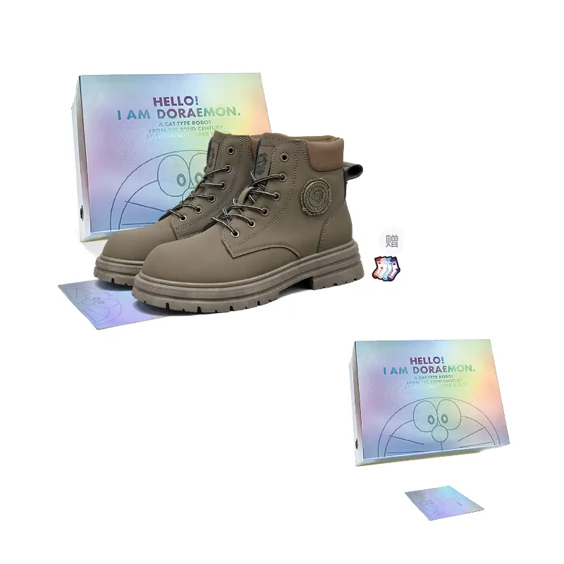 

Doraemon Дораэмон/Мартин Боутс Унисекс Сандалвуд Браун/Кофе Браун - Каштан Браун 20 (Утолщенные)[Коробка]+Модные Носки, цвет Chestnut Brown 20 (Thickened)[Box]+Trendy Socks