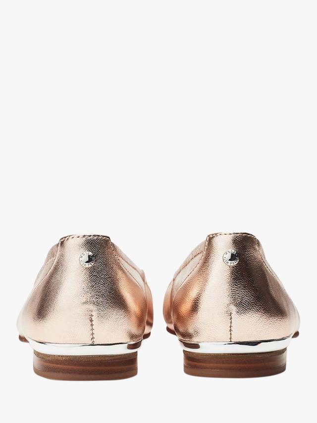 Балетки Freesia из натуральной кожи Moda in Pelle, Rose Gold — фото 3
