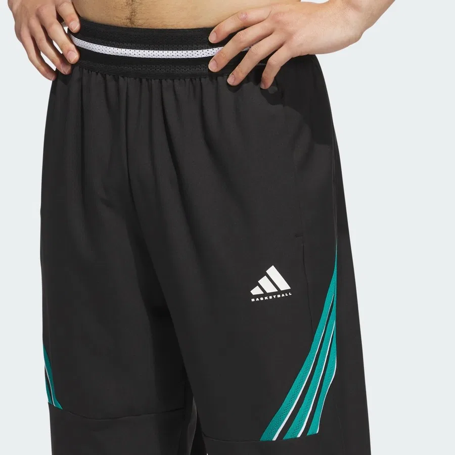 Спортивные брюки с зауженным кроем, модель Crazy Lite Pants, adidas, Черный — фото 4
