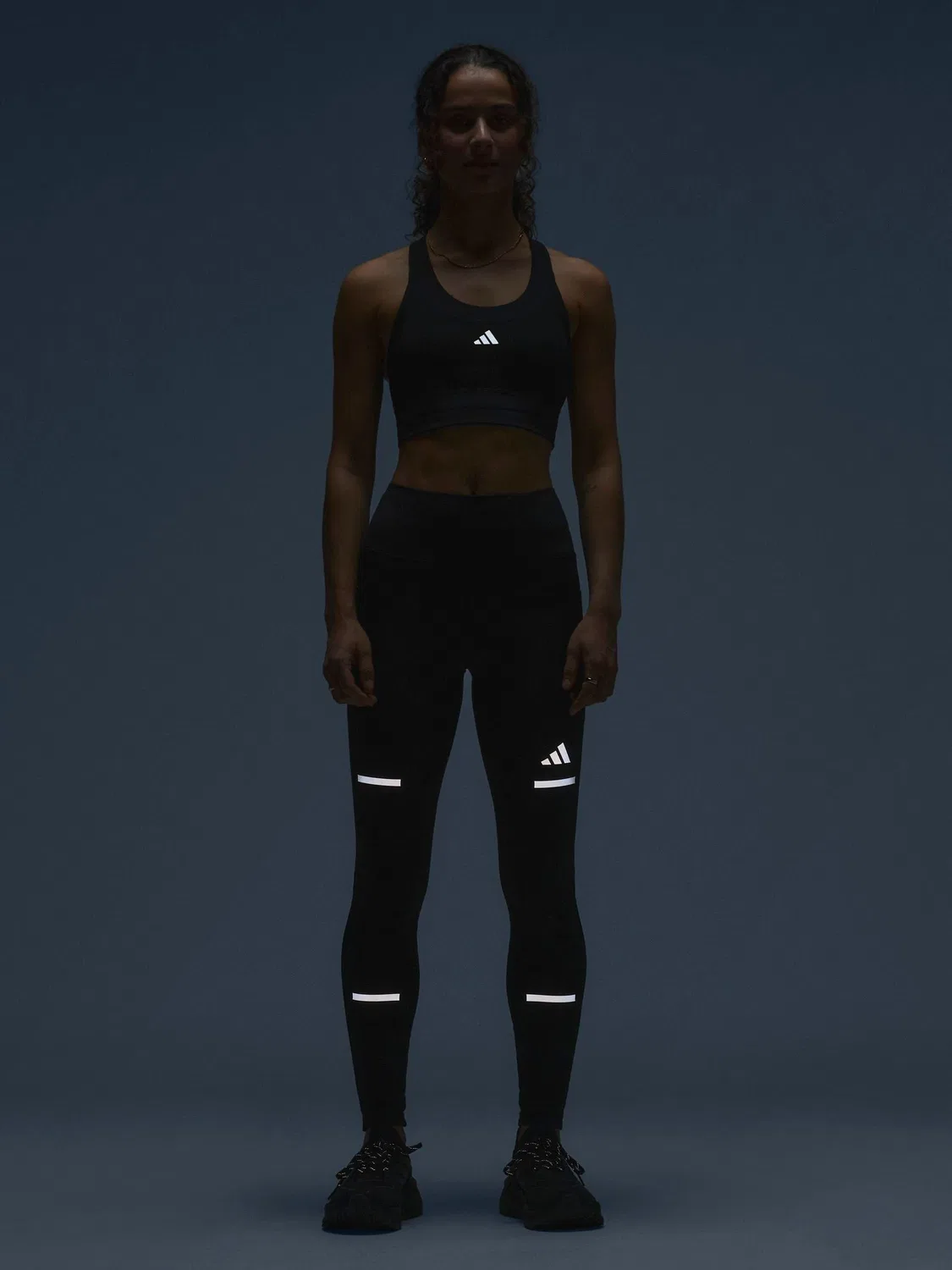 Леггинсы для бега adidas Adi365 CLIMAWARM+, черный — фото 3