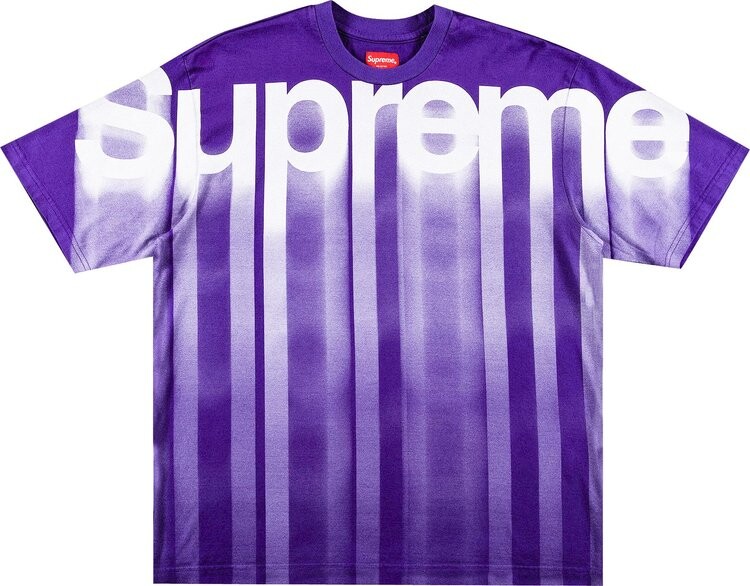 

Футболка Supreme Bleed Logo Short-Sleeve Top 'Purple', фиолетовый