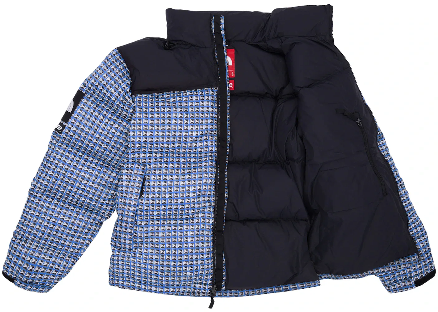 Мужская куртка Supreme The North Face Studded Nuptse Jacket, Royal — фото 2