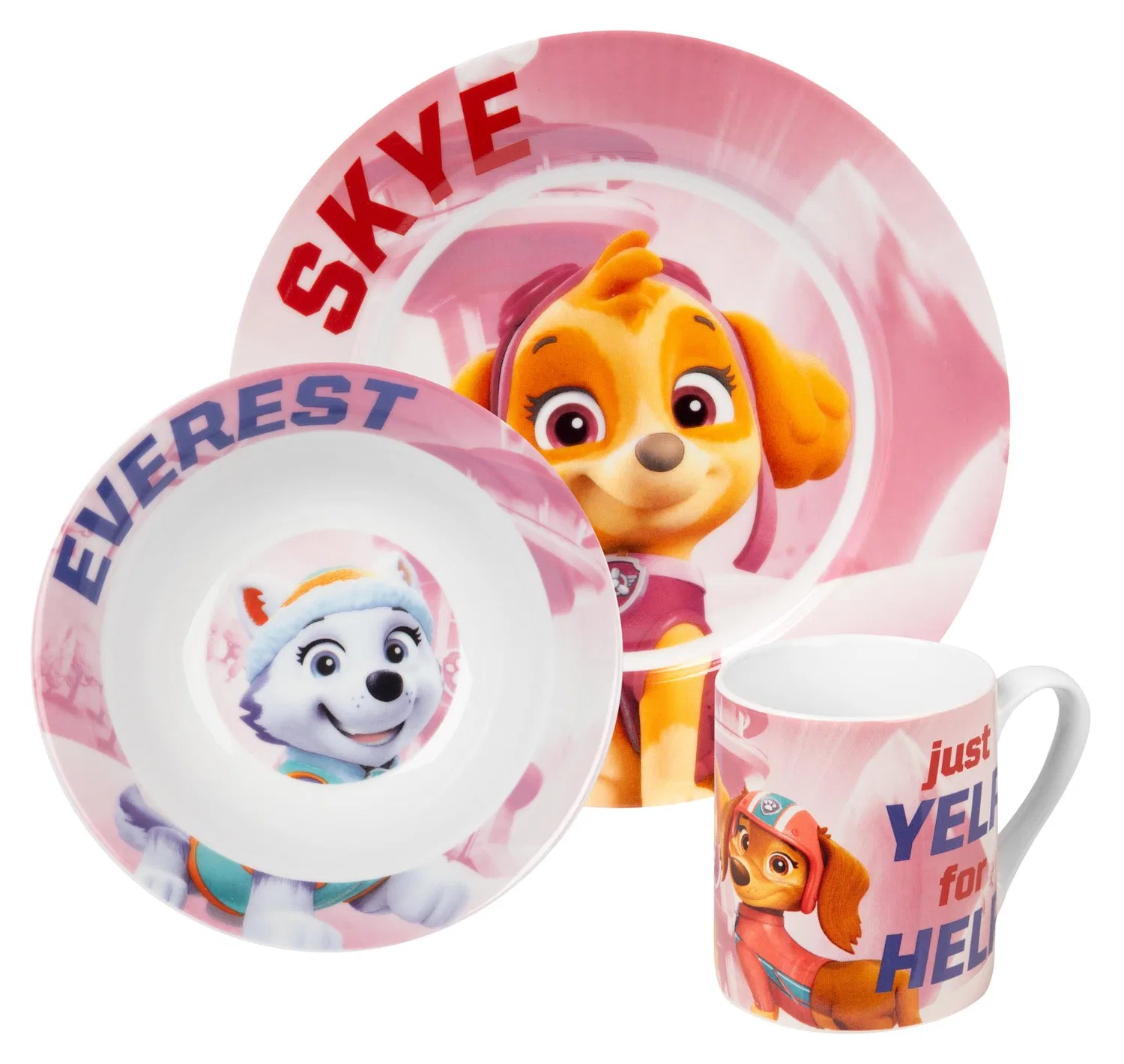 Детский набор посуды из 3 предметов с принтом Paw Patrol, бренд United Labels