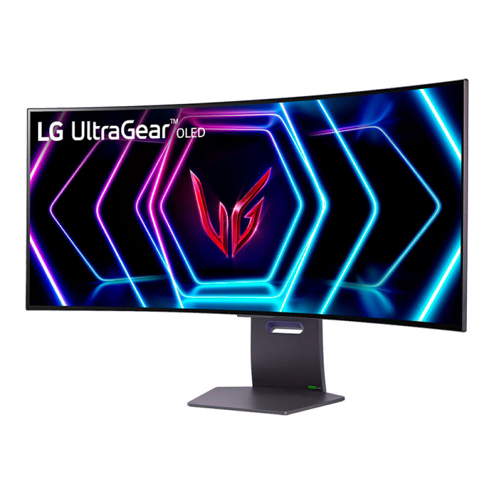 Игровой изогнутый монитор LG UltraGear 34GS95QE, 33.9", 3440х1440, OLED, 240 Гц, чёрный — фото 2