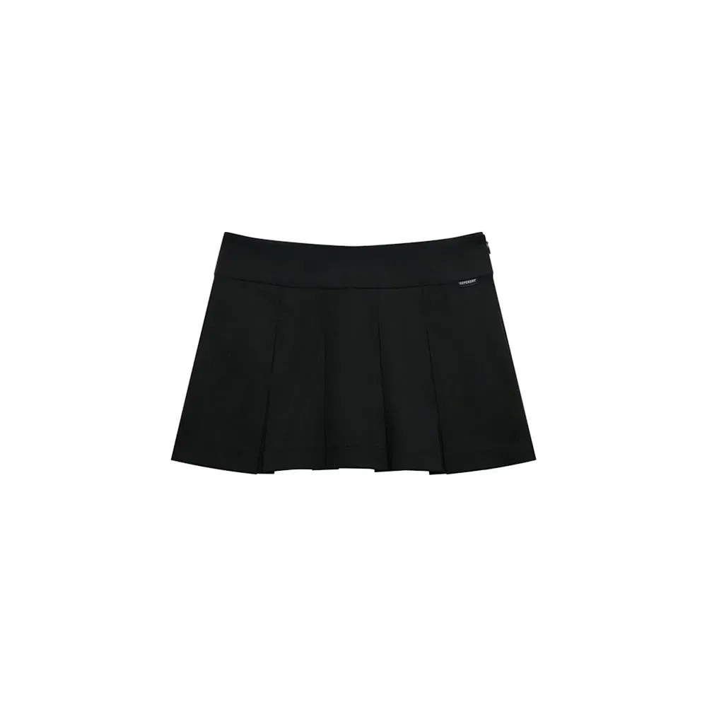 Юбка-шорты Mini Pleated Superdry, черный — фото 3