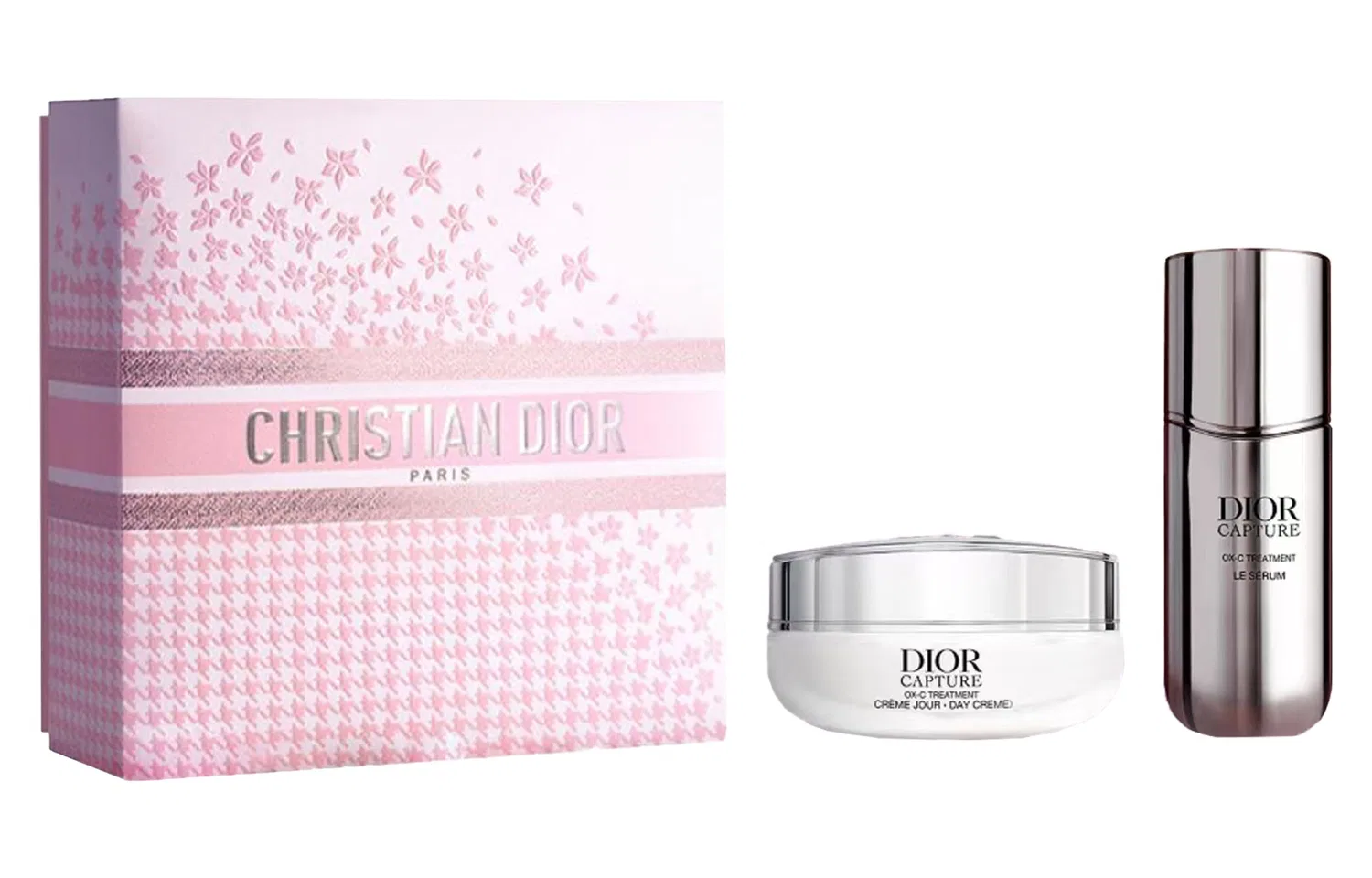 Набор для ухода за кожей с сывороткой и кремом, DIOR, Pink Bowknot Box Limited Edition