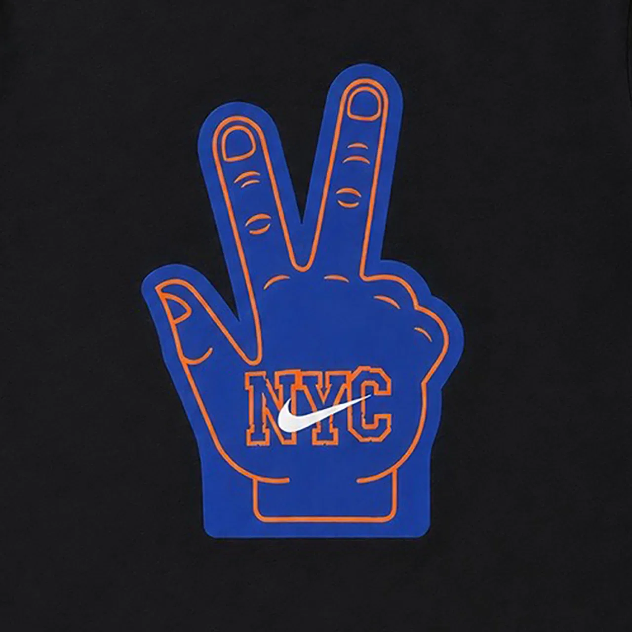 Футболка для мальчиков Knicks '26 Champs Foam Finger Nike, черный — фото 2