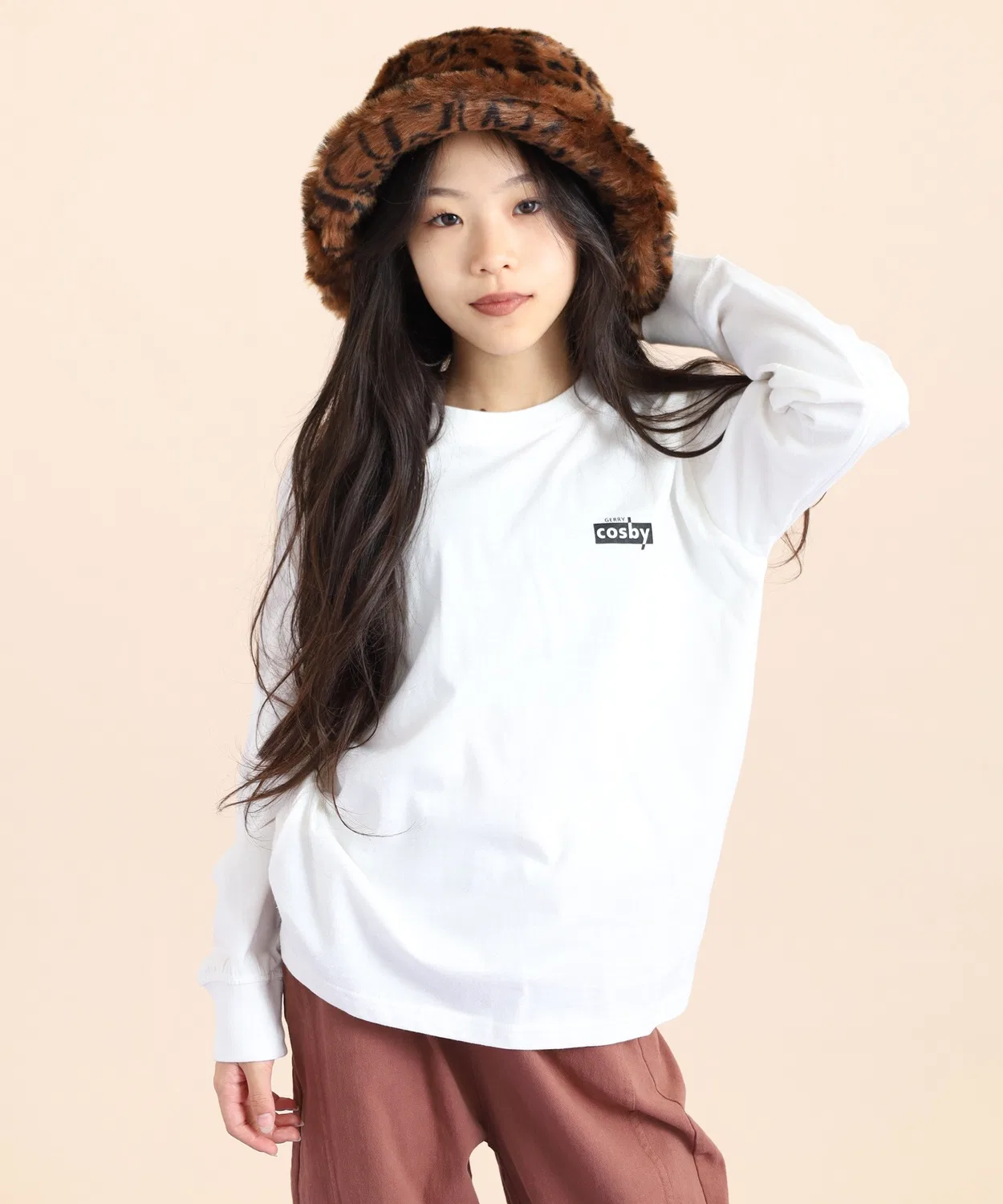 Детский лонгслив с принтом COSBY FUNALIVE, Off White
