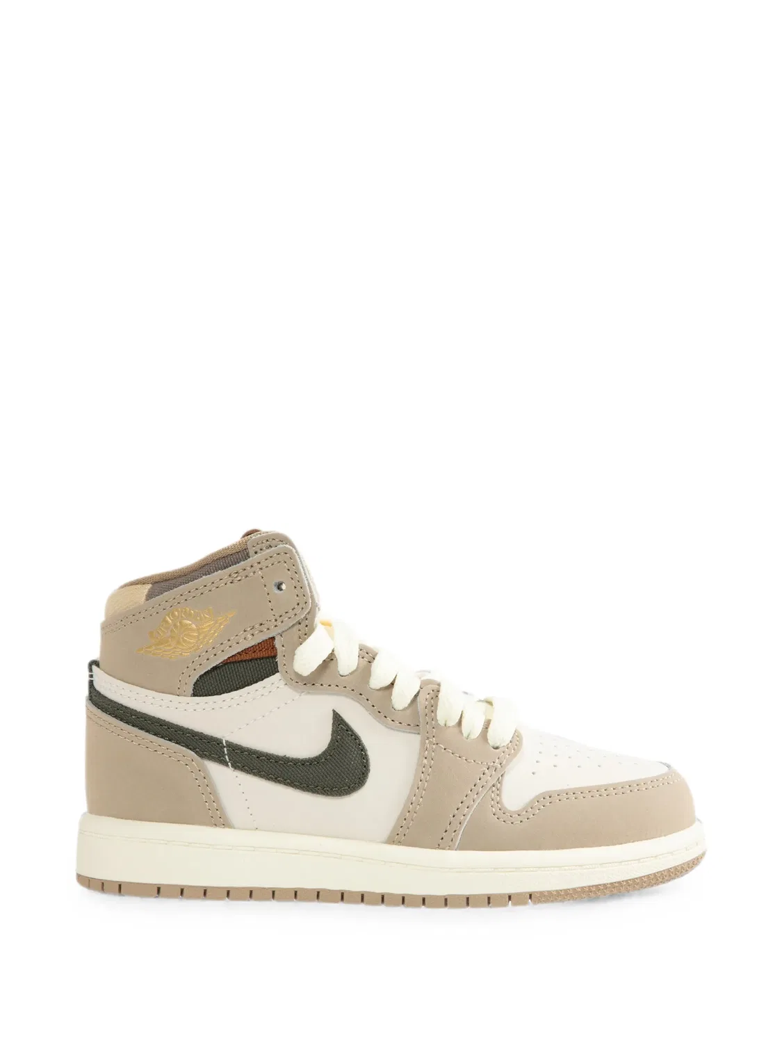 Кроссовки Jordan 1 Retro High OG Jordan Kids, нейтральные цвета — фото 2