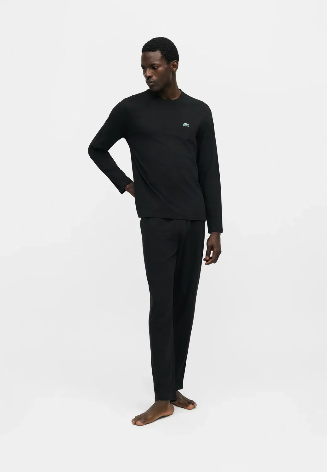 Комплект домашней одежды - пижамный комплект Lacoste, Black — фото 2
