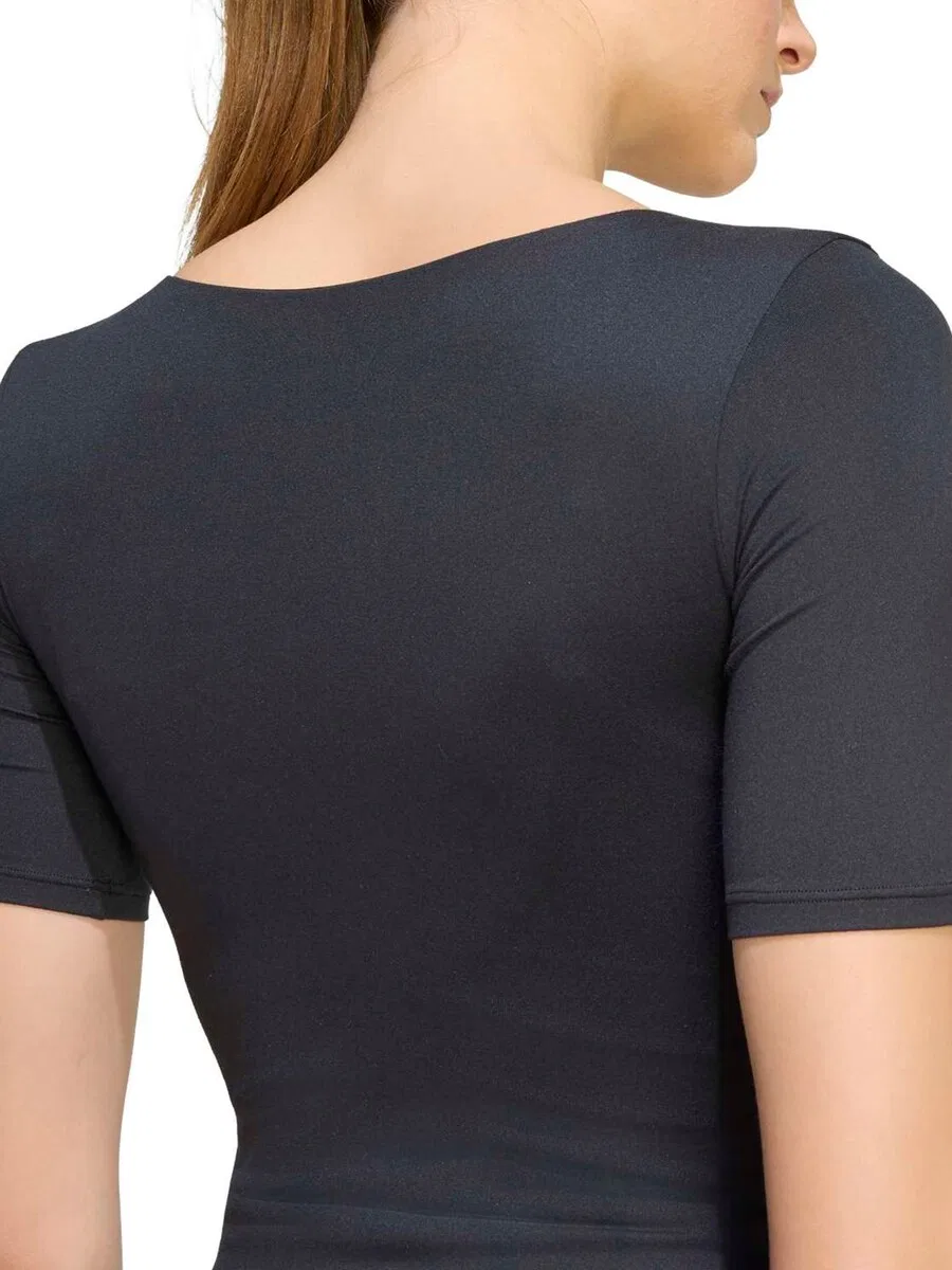 Спортивная футболка ADIDAS PERFORMANCE Performance Shirt 'ALL ME ESS' черного цвета — фото 4