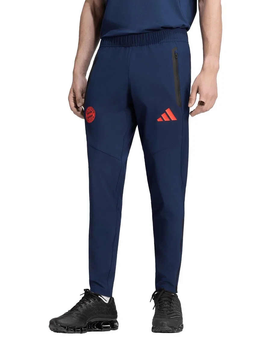 Спортивные брюки-скинни ADIDAS PERFORMANCE фиолетового цвета — фото 2