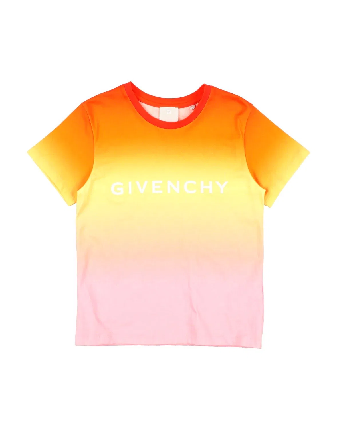 Детская футболка с принтом Givenchy, оранжевый