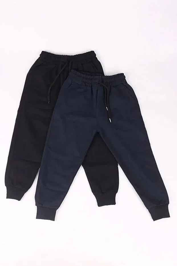 Детские спортивные штаны для девочек с эластичным поясом Daxis Sportwear Company, Black-Lacquer