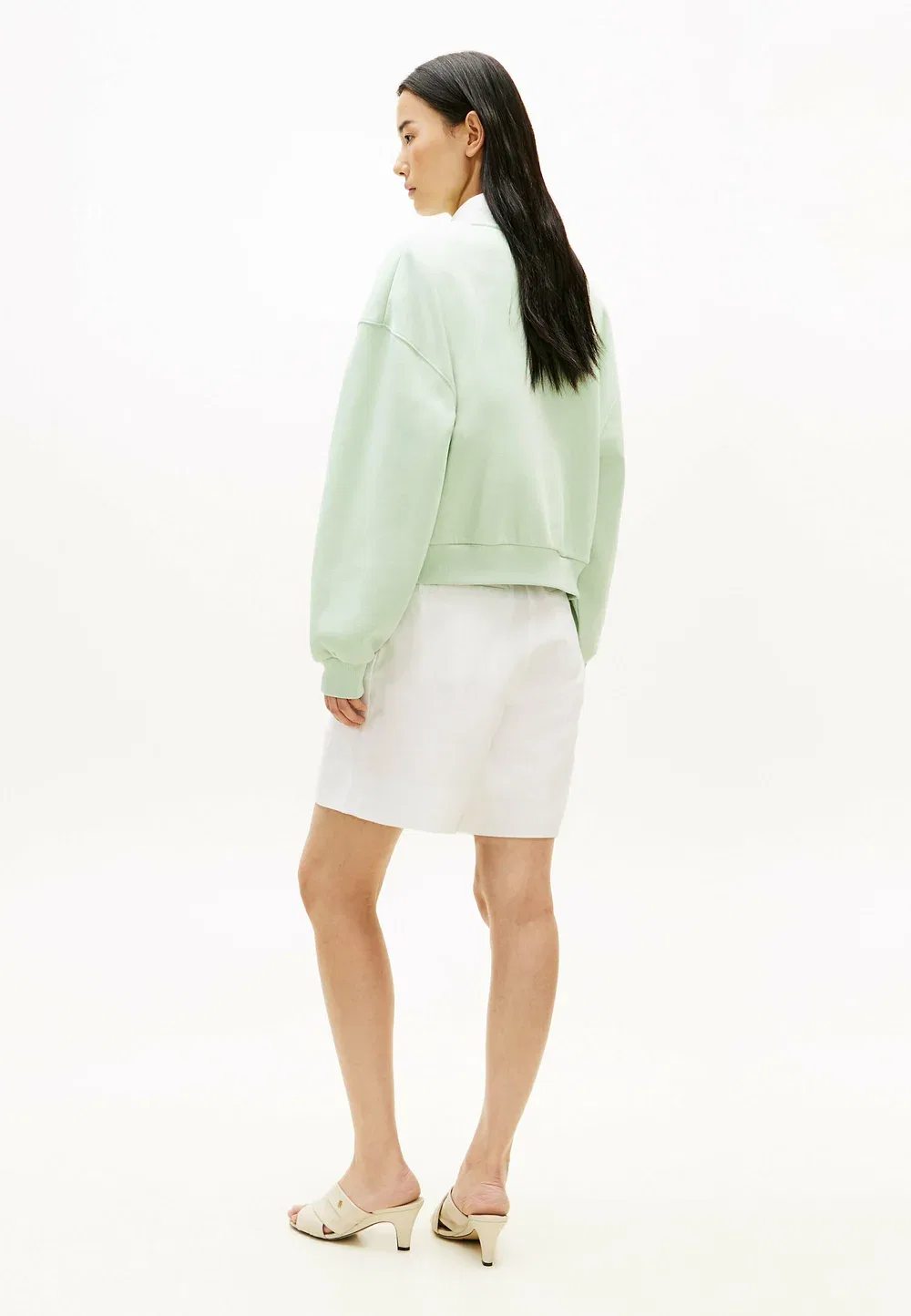 Логотип корпорации mdrn swtsrt - логотип корпорации - толстовка Tommy Hilfiger, Gentle Jade — фото 3