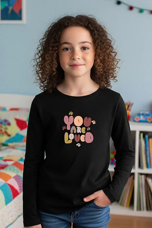 Детский комплект свитшотов для девочек с принтом Fyk Kids, Orange-Black-Grey — фото 3