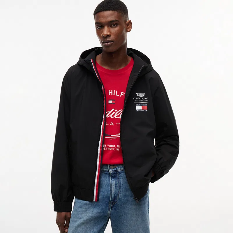Женская куртка с капюшоном Black Bds Tommy Hilfiger — фото 4
