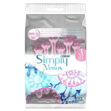 Бритвенные станки одноразовые Gillette Simply Venus 3 Plus, 8 шт.