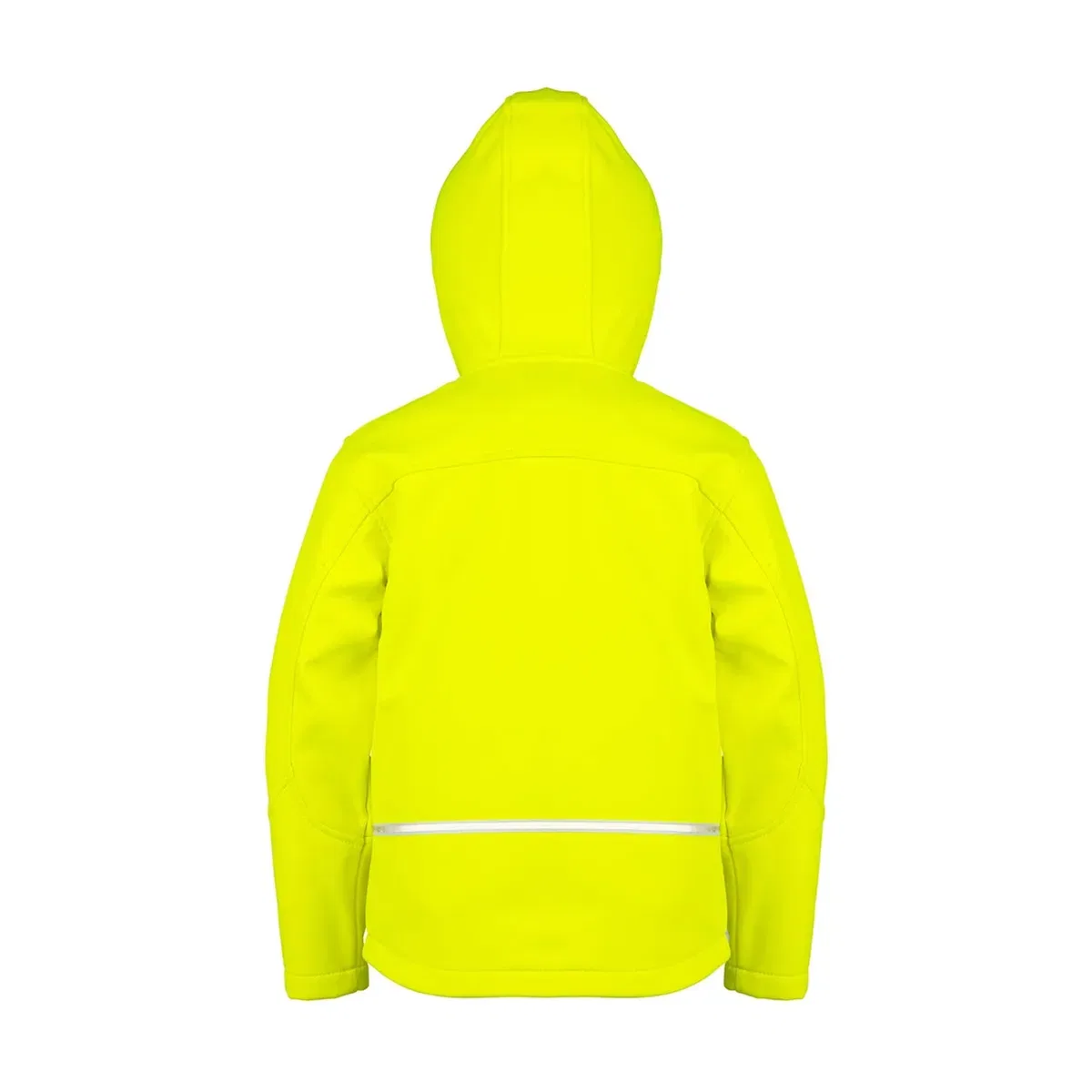 Детская ветровка с капюшоном из софтшелла Result Core, Yellow — фото 2