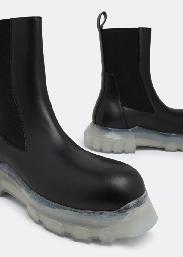 Сапоги RICK OWENS Beatle Bozo Tractor boots, черный купить по цене