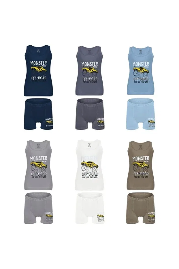 Детский комплект боксеров для мальчиков 6 штук Gmg Baby, Multicolor