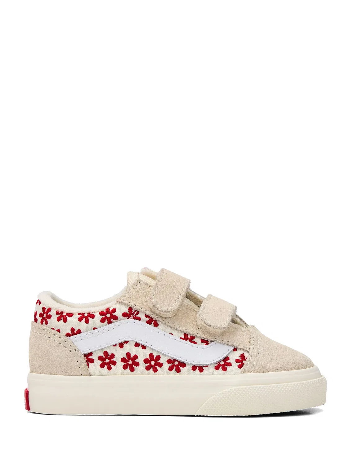 Кроссовки Vans Old Skool для малышей, кремово-красные