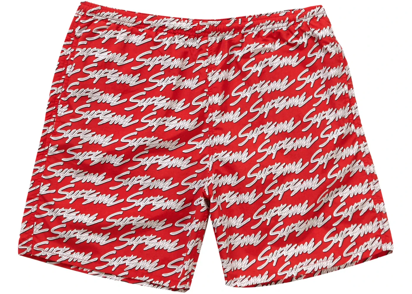 Мужские шорты Signature Script Logo Supreme, Red