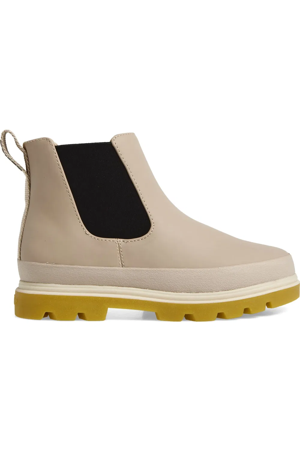 Детские ботинки челси водонепроницаемые Kensington Native Shoes, Flax Tan/Brown/White — фото 3