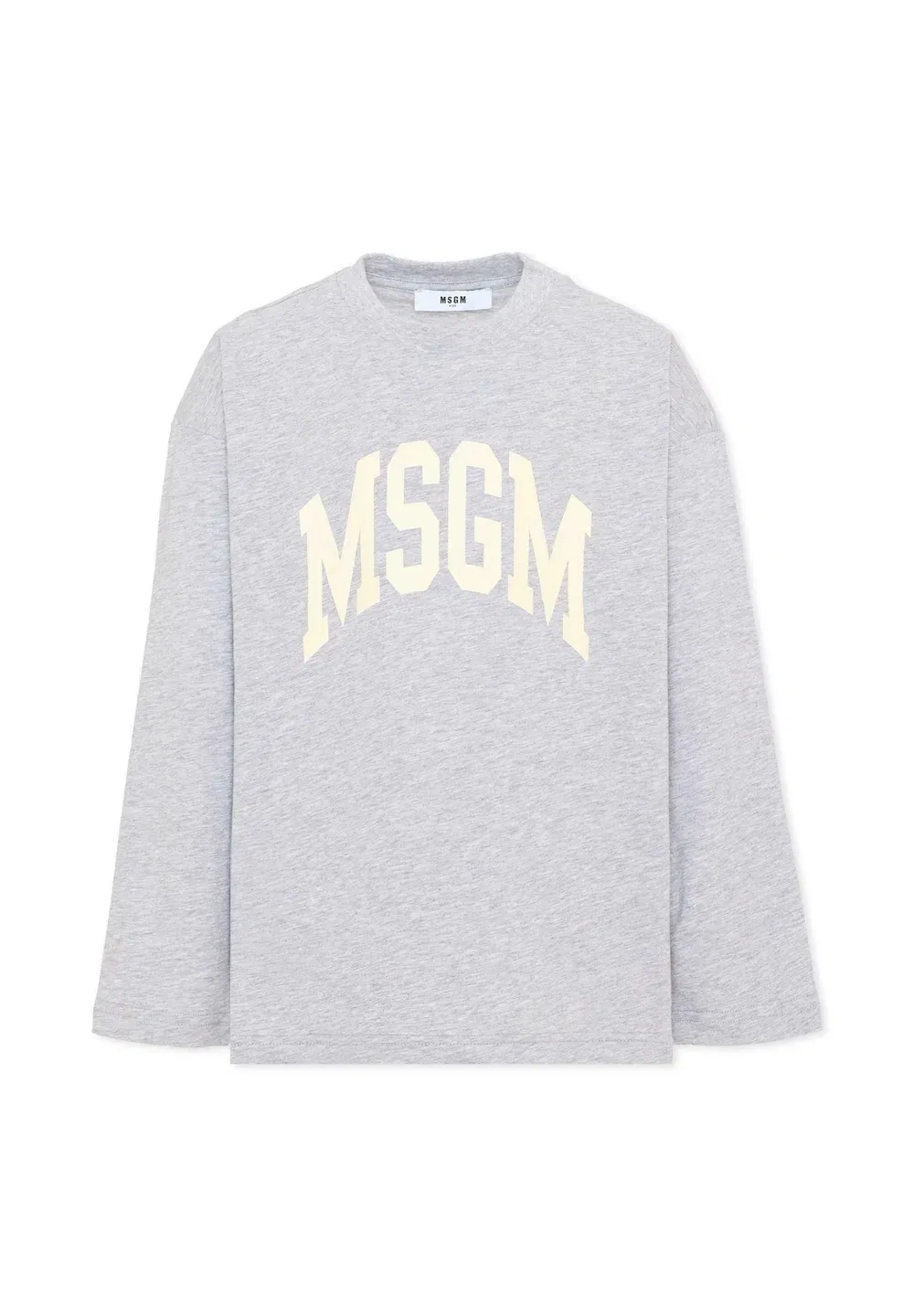 Футболка унисекс с длинными рукавами Msgm, Grey