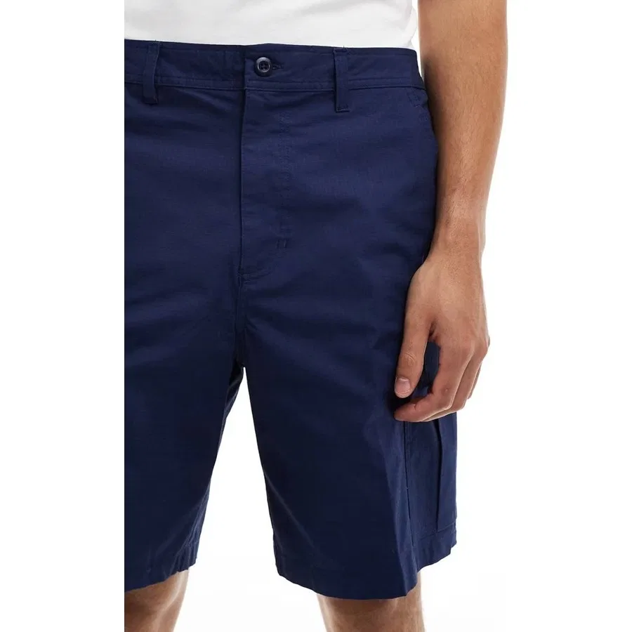 Шорты спортивные с принтом Club Woven Chino Shorts Navy Nike, Темно-синий — фото 3