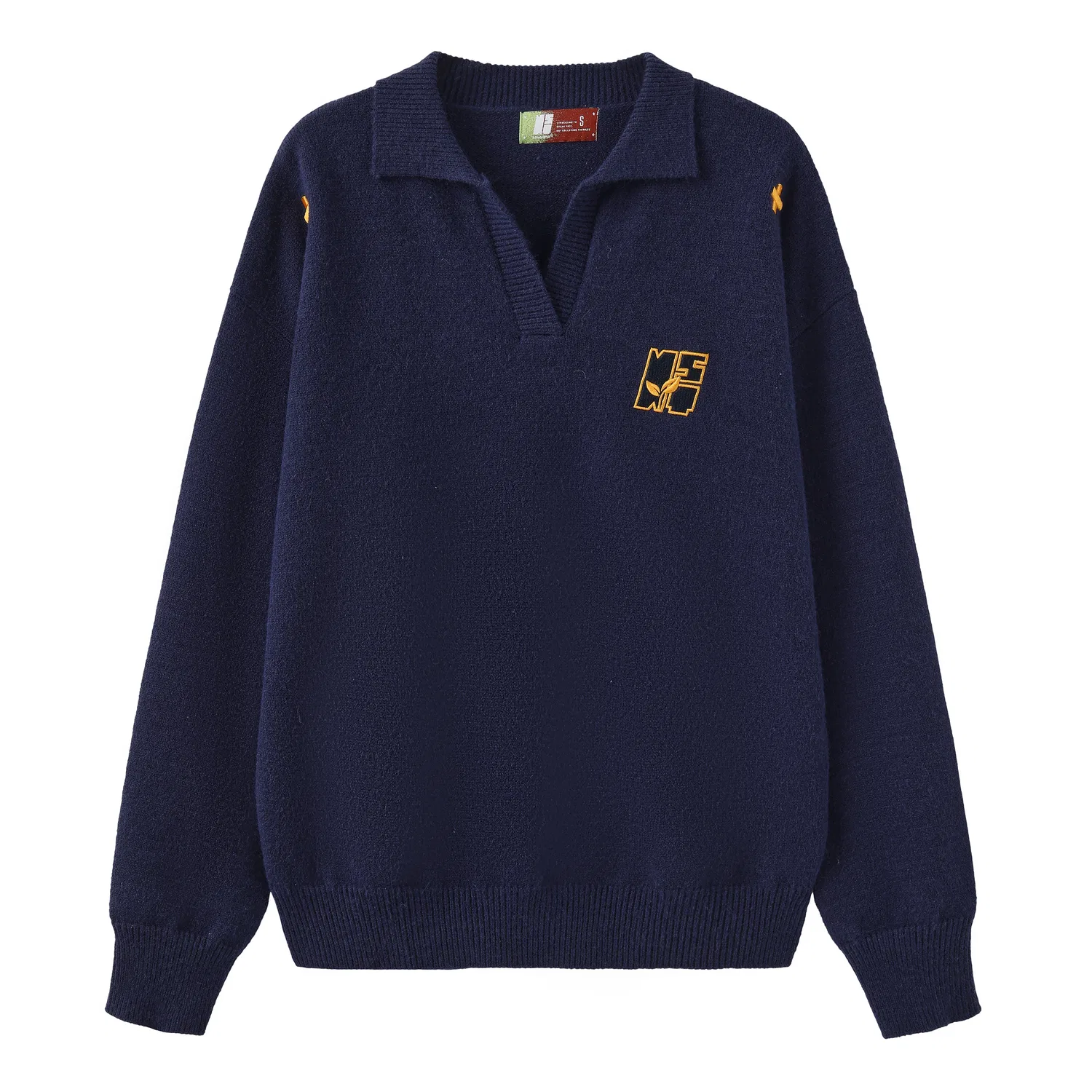 Детский свитер с лацканом NSTNEW START, Navy Blue