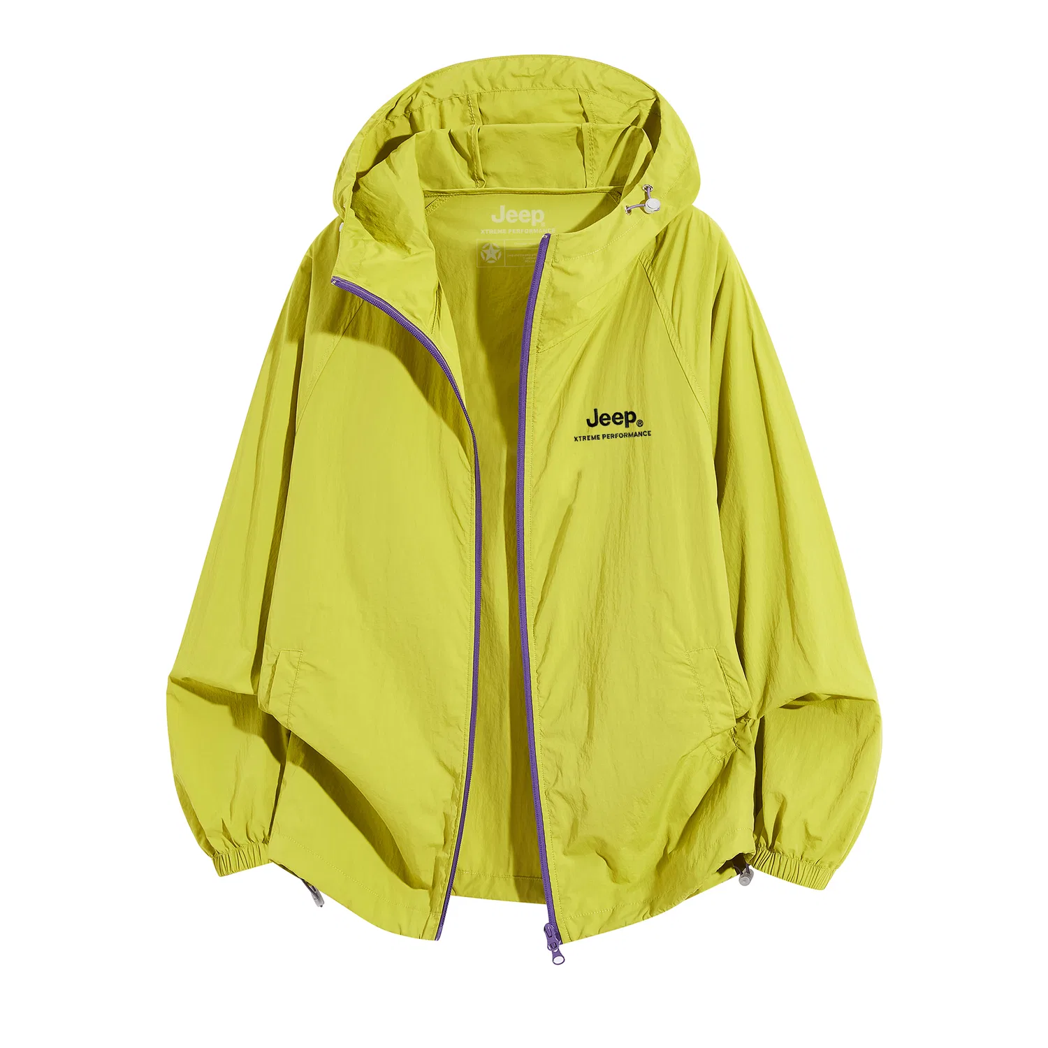 Детская куртка для защиты от солнца с высоким SPF Jeep Ice Peak Sun Protection Collection, Yellow
