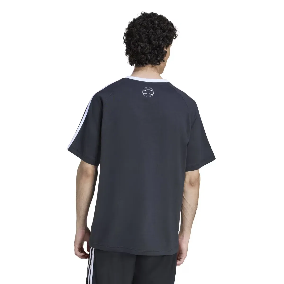 Мужская футболка хлопковая Adicolor Adidas Originals, Negro — фото 3