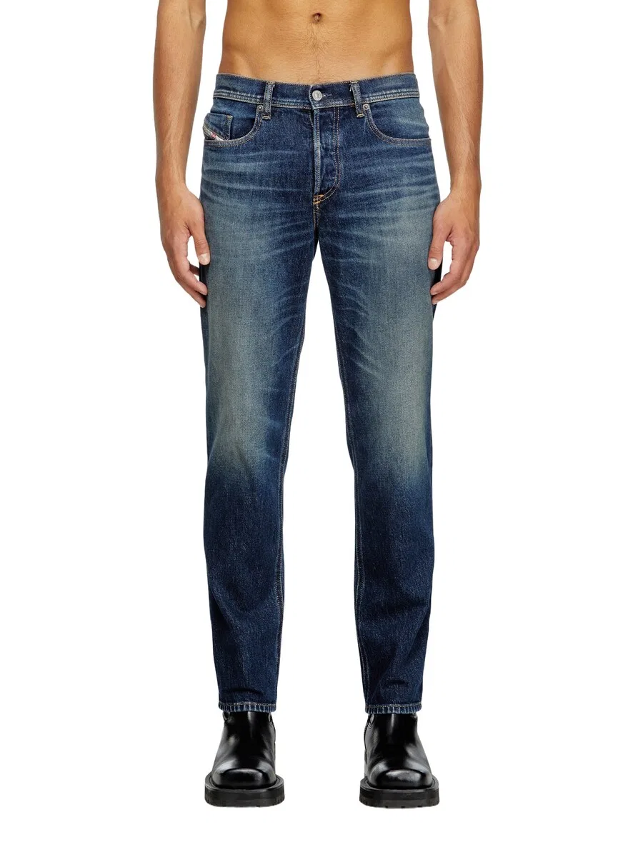 Джинсы DIESEL Slim fit '2023 D-FINITIVE' темно-синего цвета — фото 3
