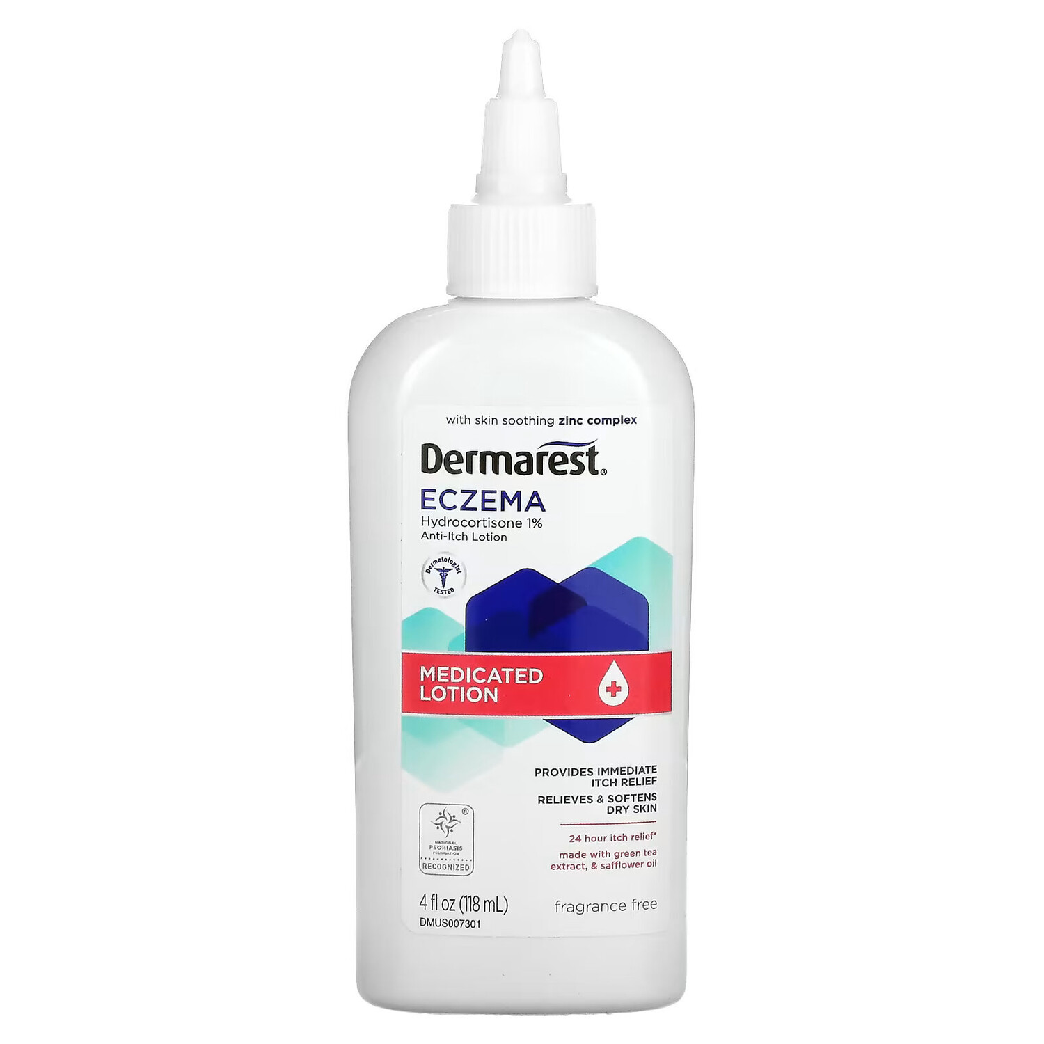 

Dermarest, Eczema, лечебный лосьон, без отдушек, 118 мл (4 жидк. Унции)