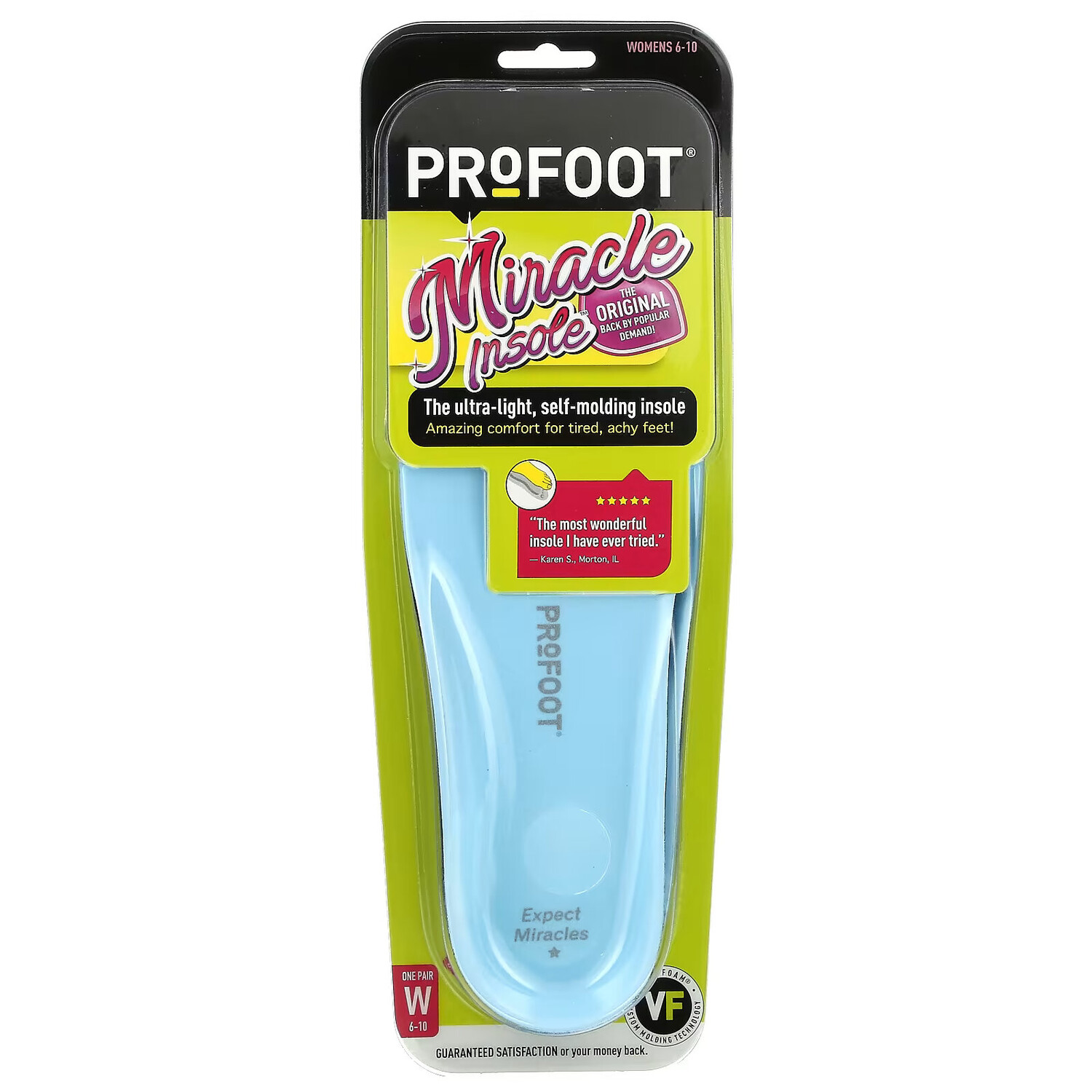 

Profoot, Miracle Insole, для женщин 6–10 лет, 1 пара