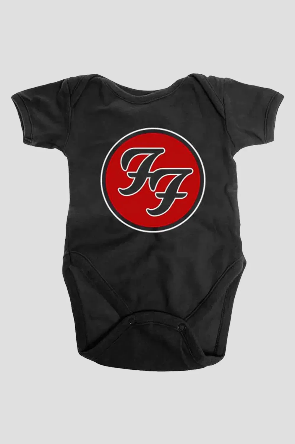 Детский боди-комбинезон с принтом FF Band Logo Foo Fighters, Black