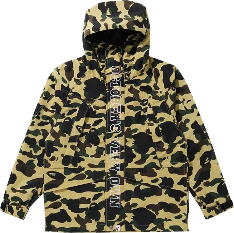 

Куртка BAPE x OVO 1st Camo Snow Board Jacket 'Yellow', желтый