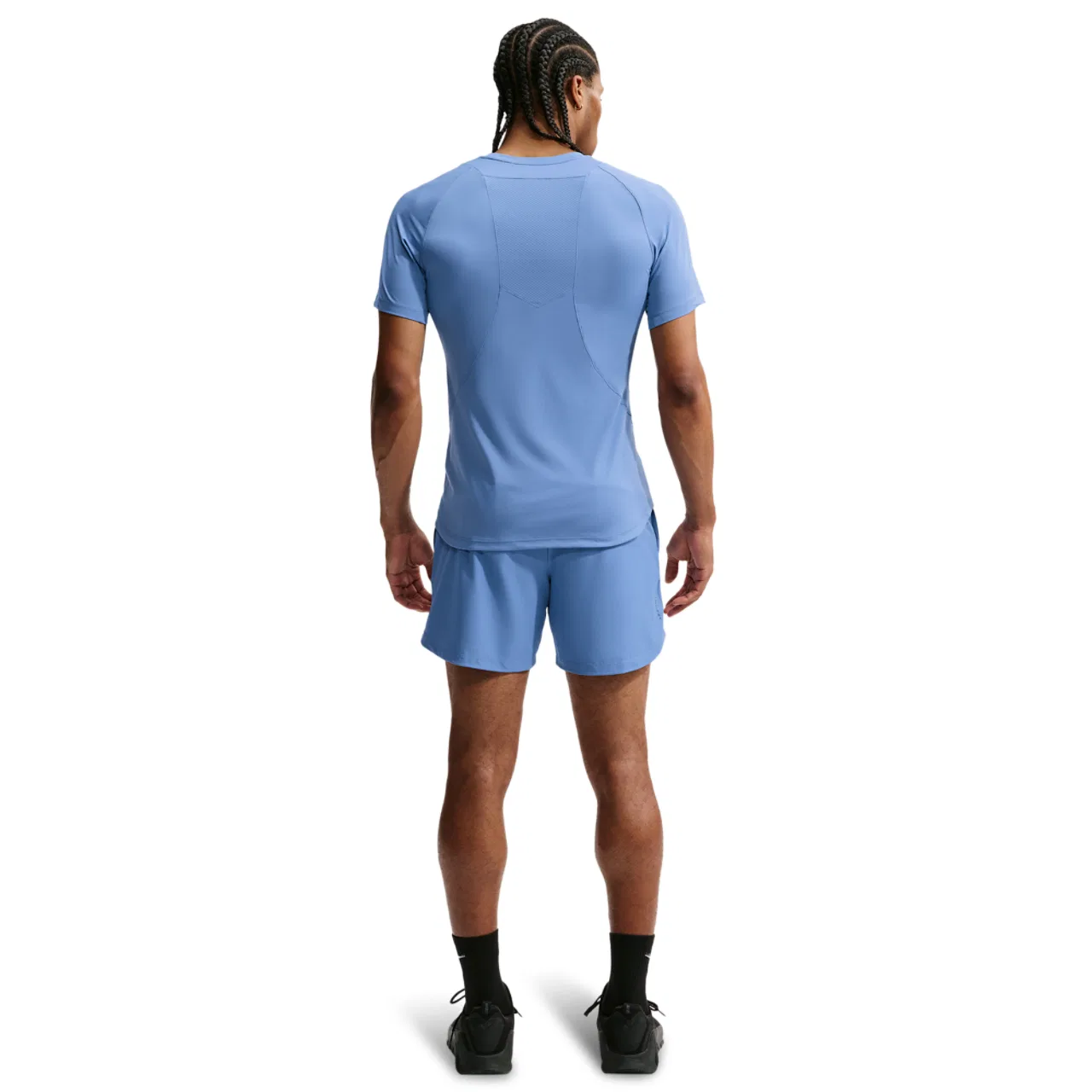 Мужская футболка с коротким рукавом Dri-FIT ADV Nike Pro Training, Indigo Storm/Indigo Storm/Black — фото 4