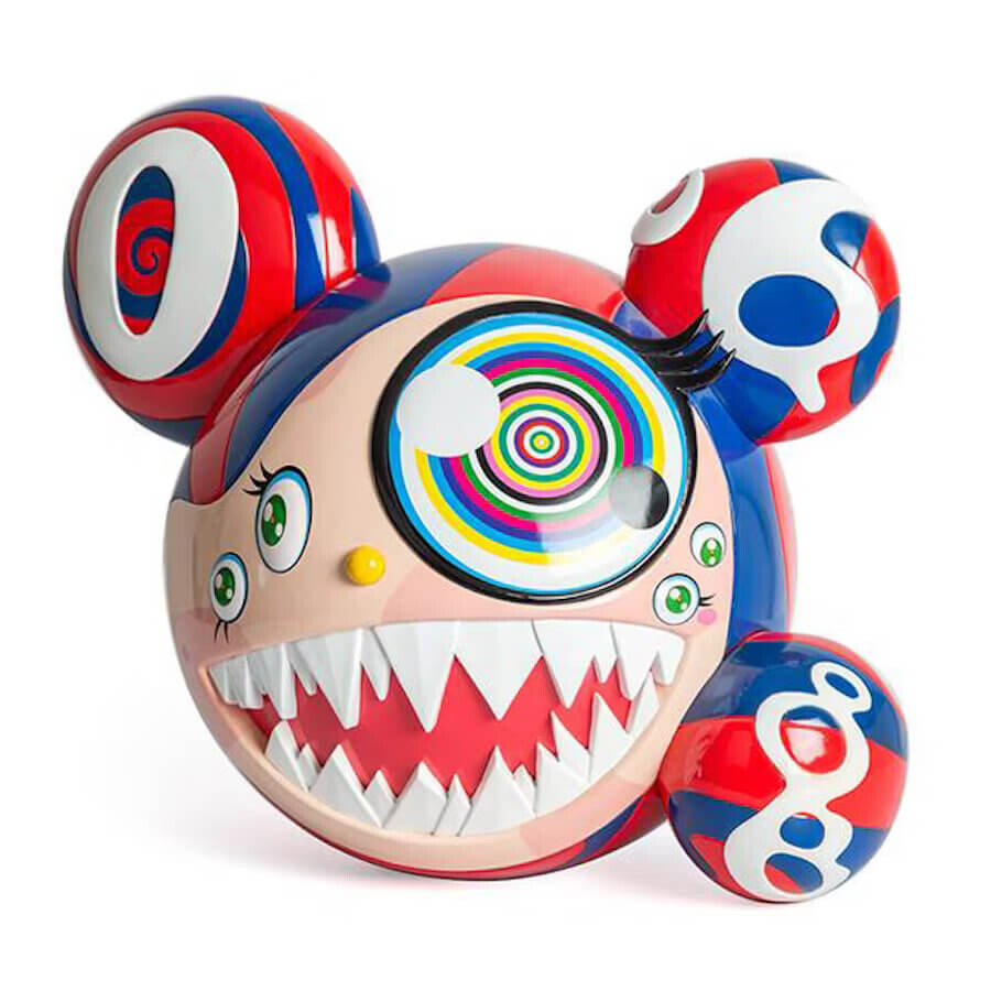 

Виниловая фигурка Takashi Murakami Mr. Dob, красный/мультиколор