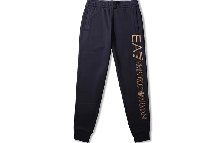 Трикотажные спортивные брюки EA7, Navy Blue